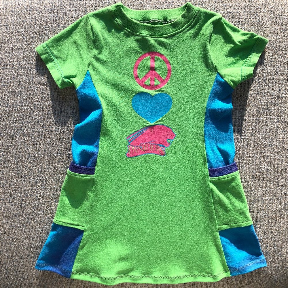 Eastern Illinois University EIU Panthers vintage t shirt toddler 2t tunic dress